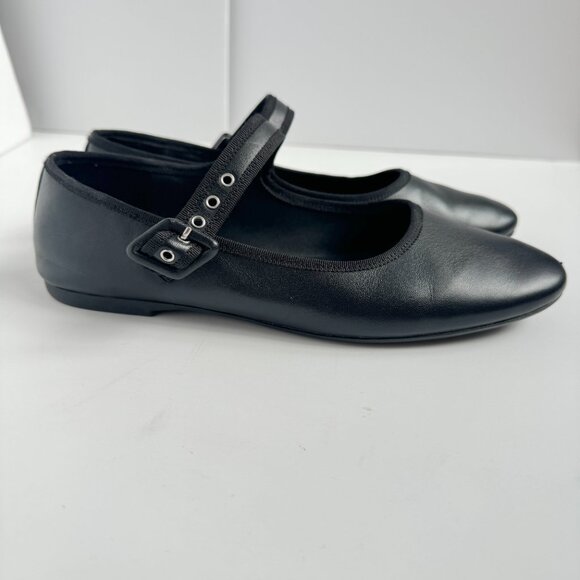 Like NEW Everlane Black The Day Buckle Mary Jane - Sz 7 - Picture 5 of 10